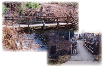 《セピア色の風景帖》 第六十回 元木の木橋