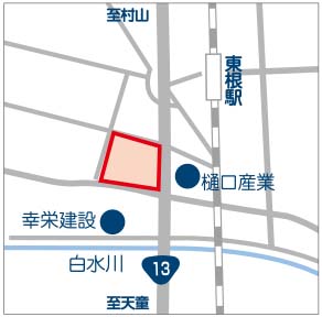 クリエイト礼文（山形市）東根市長瀞で商業施設計画